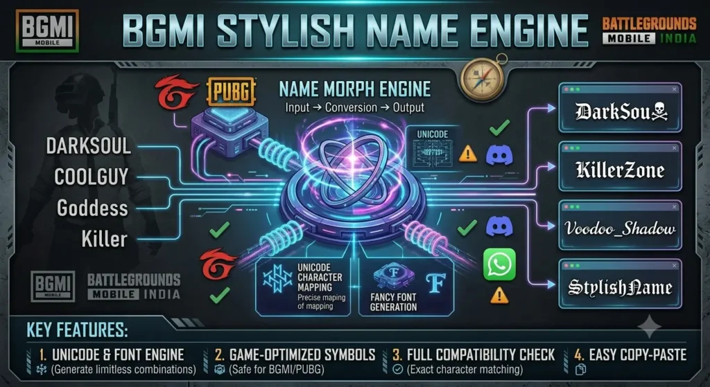Stylish Name for BGMI — Copy & Paste Battlegrounds Mobile India Names (2026)