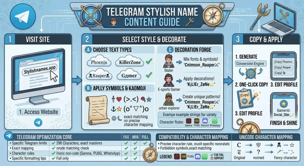 Telegram Stylish Name
